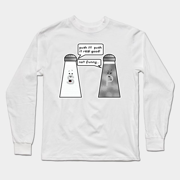 salt and pepper Long Sleeve T-Shirt by paintbydumbers